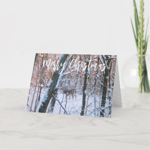 Tarjeta Festiva Navidades Deer