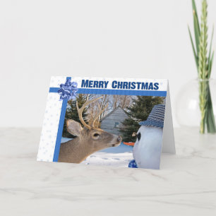 Tarjeta Festiva Navidades Deer