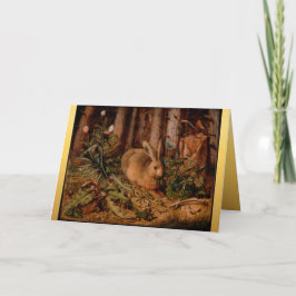 Tarjeta Festiva Navidades del Año Europeo de la Pintura saludan a