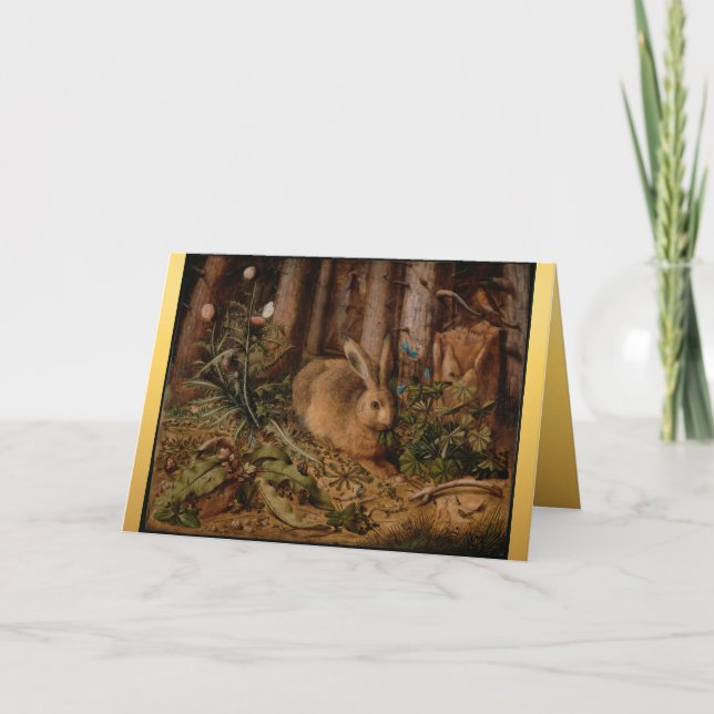 Tarjeta Festiva Navidades del Año Europeo de la Pintura saludan a  (Anverso)