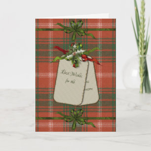 Tarjeta Festiva Navidades del antiguo duque de Rothesay