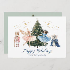 Tarjeta Festiva Navidades del Ballet de Nutcracker