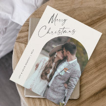 Navidades del Boho Arch con guión simple