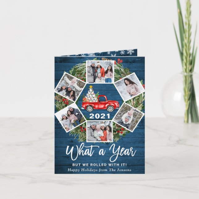 Tarjeta Festiva Navidades del Camión Rojo 6 FOTO (Anverso)