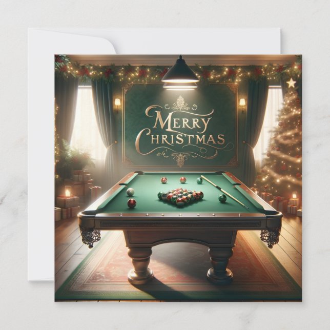 Tarjeta Festiva Navidades del Club Cue (Anverso)