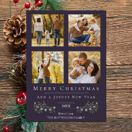 Tarjeta Festiva Navidades del Collage de fotos Jingle Bells | Mora