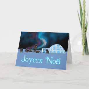 Tarjeta Festiva Navidades del extremo norte - Joyeux Noё l
