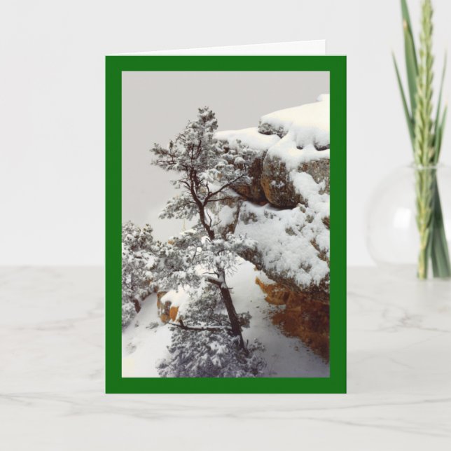 Tarjeta Festiva Navidades del Gran Cañón (Anverso)