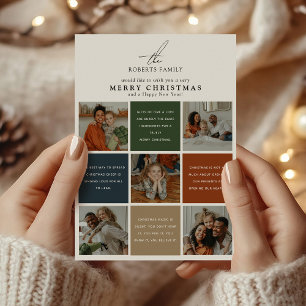 Tarjeta Festiva Navidades del grupo fotográfico moderno