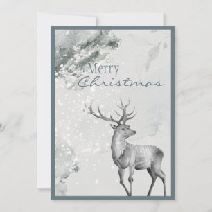 Tarjeta Festiva Navidades del guión de invierno de ferry Christmas