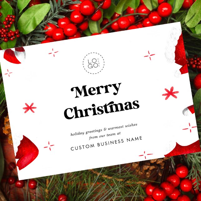 Tarjeta Festiva Navidades del logotipo de la Compañía Comercial Pe (Subido por el creador)