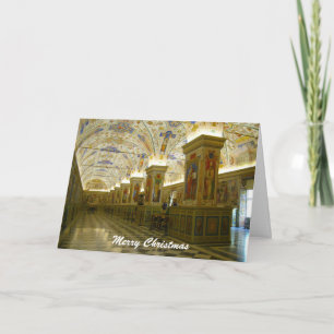 Tarjeta Festiva navidades del museo vaticano