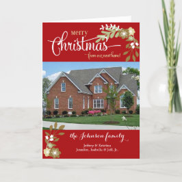 Tarjeta Festiva Navidades del nuevo hogar foto moderna de personal