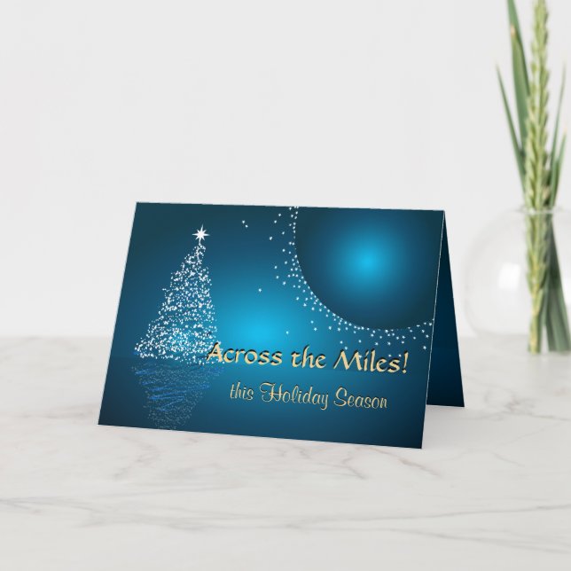 Tarjeta Festiva Navidades del otro lado de las millas (Anverso)