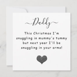 Tarjeta Festiva Navidades del padre mocoso para ser