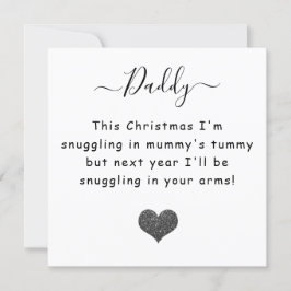 Tarjeta Festiva Navidades del padre mocoso para ser