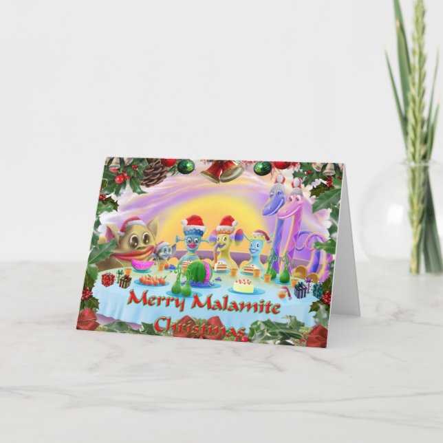 Tarjeta Festiva Navidades del Palacio Brimlest (Anverso)