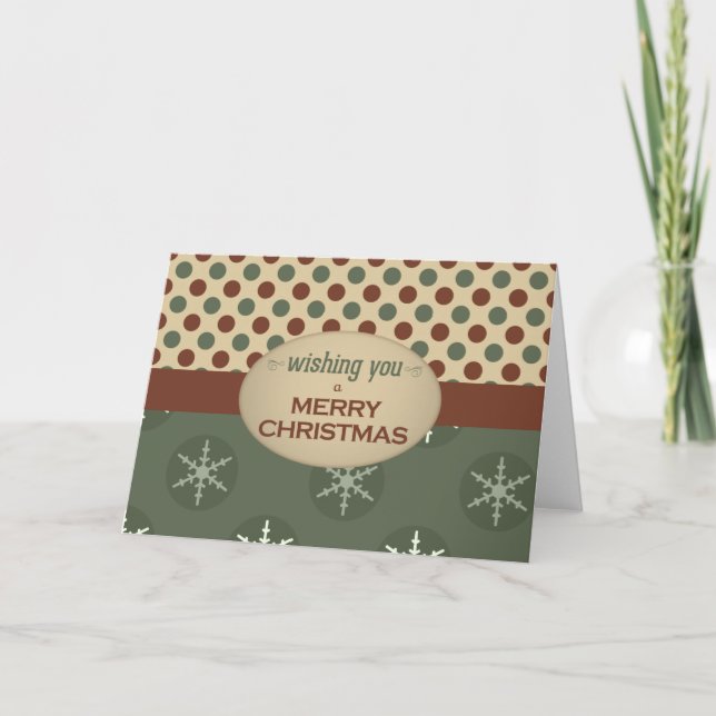 Tarjeta Festiva Navidades del pasado (Anverso)