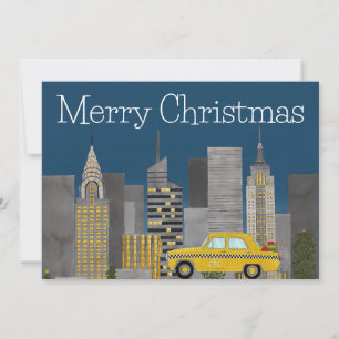 Tarjeta Festiva Navidades del Personalizable de Nueva York