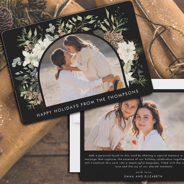 Tarjeta Festiva Navidades del Personalizado de Eucalyptus Greenery (Subido por el creador)