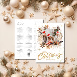 Tarjeta Festiva navidades del Personalizado de fotos del calendari<br><div class="desc">Captura la esencia de la elegancia de las vacaciones con la tarjeta de vacaciones Elegant Gold Purpurina 3 Navidades fotográficos. Esta exquisita carta combina sofisticación atemporal con encanto festivo, ofreciendo una hermosa manera de compartir su alegría y sus cálidos deseos con sus seres queridos. Con un impresionante diseño de purpurina...</div>