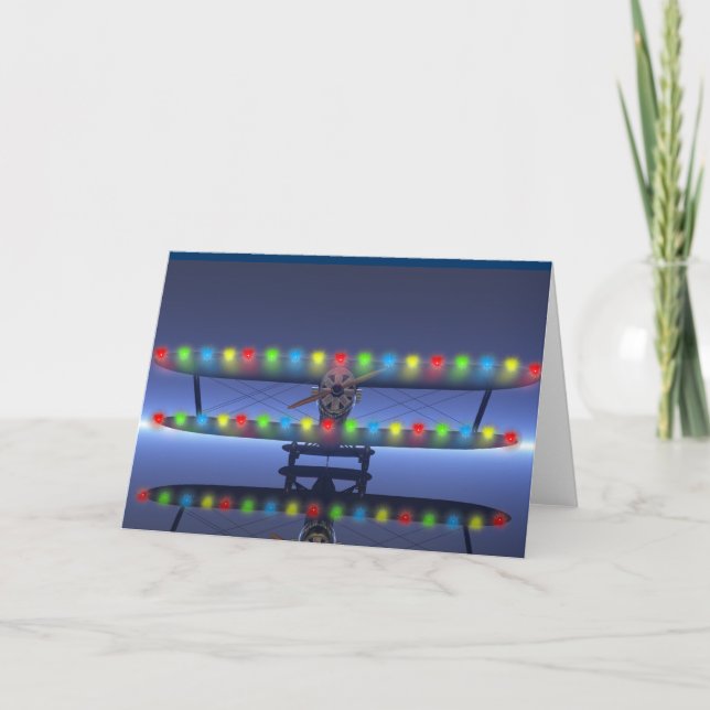 Tarjeta Festiva Navidades del piloto (Anverso)