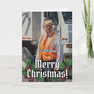 Tarjeta Festiva Navidades del presidente Donald Trump