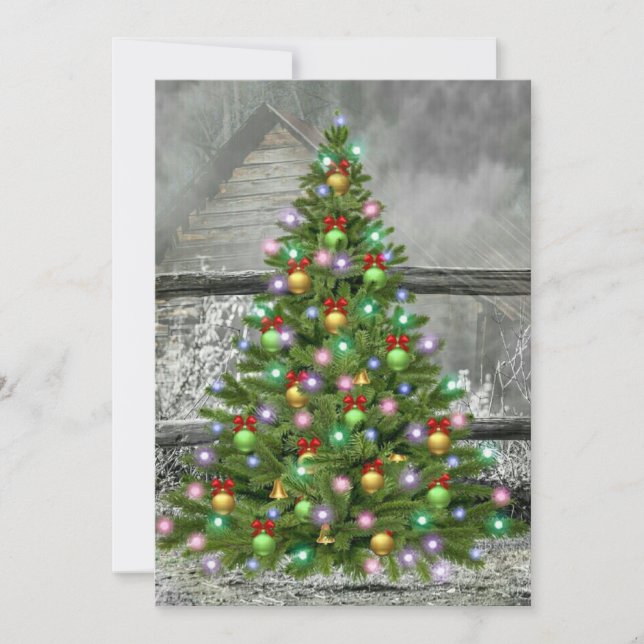 Tarjeta Festiva Navidades del Rancho (Anverso)