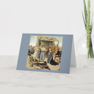 Tarjeta Festiva Navidades del Renacimiento