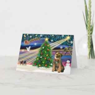 Tarjeta Festiva Navidades del territorio fronterizo mágico