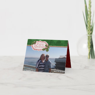 Tarjeta Festiva Navidades del Winter Wonderland Snow Scene Pine Tr