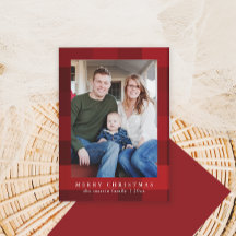 Navidades delanteros de impresión de papel rojo co