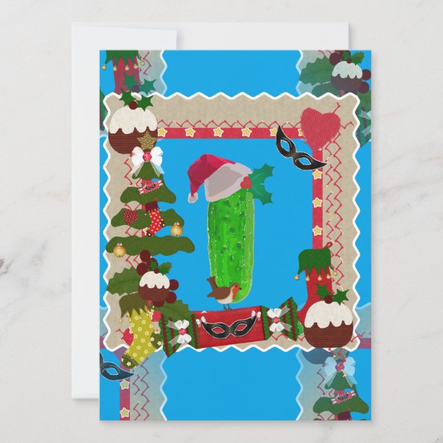 Tarjeta Festiva navidades desagradables (Anverso)