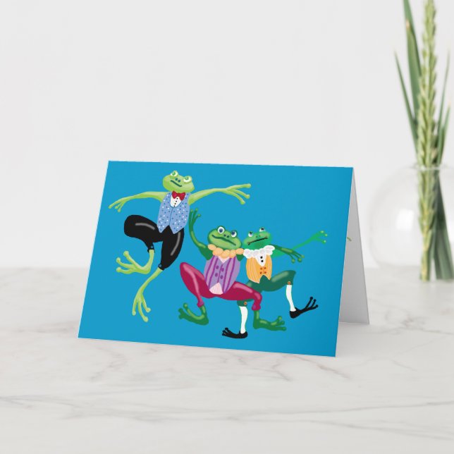 Tarjeta Festiva Navidades descuidados (Anverso)