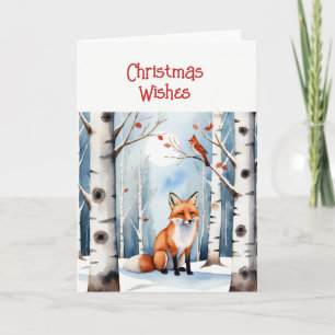 Tarjeta Festiva Navidades Desean El Invierno De Los Pájaros Del Ca