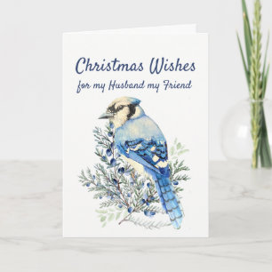 Tarjeta Festiva Navidades desean que el invierno sea un amigo del 