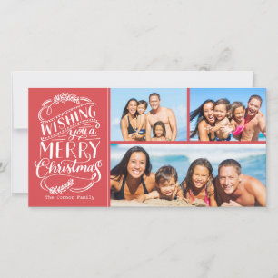 Tarjeta Festiva Navidades Deseos Colección 3 Foto
