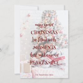 Tarjeta Festiva Navidades dicen imagen superpuesta Artsy Textos