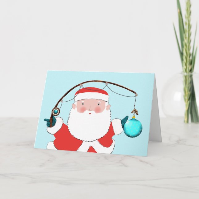 Tarjeta Festiva Navidades divertidos (Anverso)