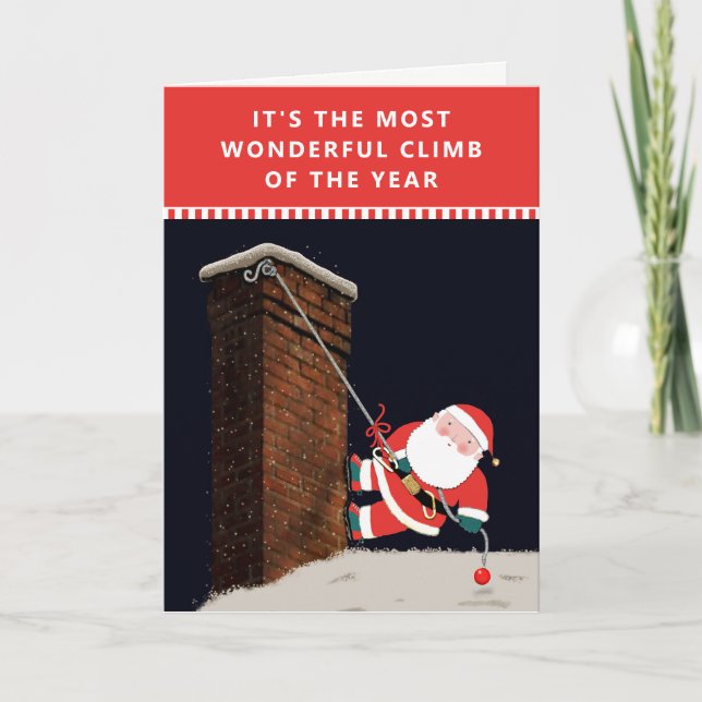 Tarjeta Festiva Navidades divertidos (Anverso)