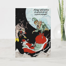 Tarjeta Festiva Navidades divertidos