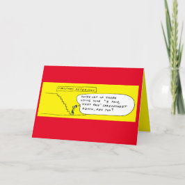 Tarjeta Festiva Navidades divertidos Chiste Personalizado de compu