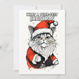 Tarjeta Festiva Navidades divertidos citan a un capo caprichoso