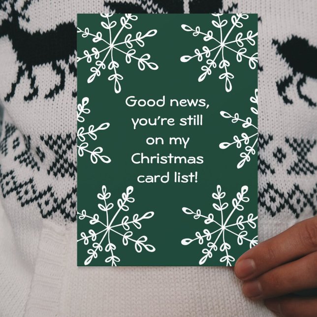 Tarjeta Festiva Navidades divertidos de copas de nieve en vacacion (Subido por el creador)
