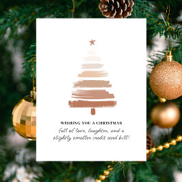 Tarjeta Festiva Navidades divertidos de Pastel Aesthetic