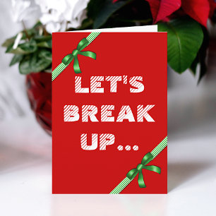 Tarjeta Festiva Navidades divertidos Gingerbread Cookie Chiste