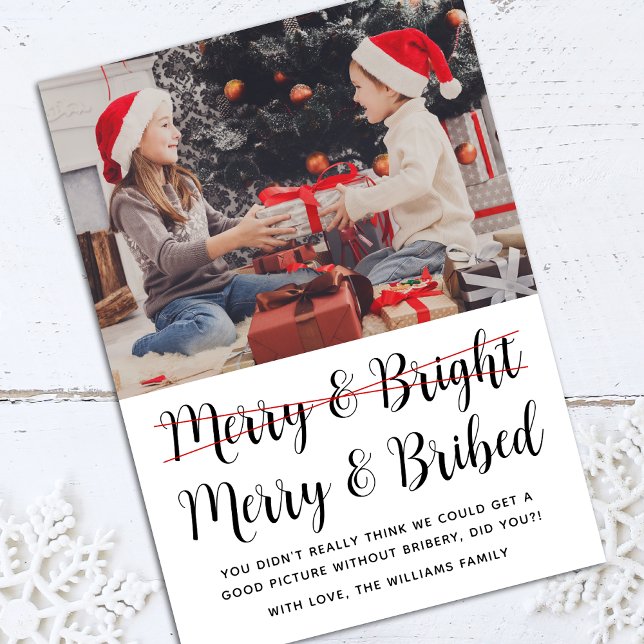 Tarjeta Festiva Navidades divertidos y brillantes. Foto (Subido por el creador)