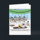 Tarjeta Festiva Navidades divertidos y regalos de Snowman Conventi<br><div class="desc">Estás viendo un regalo de Rick London personalizado, un té o un coleccionable titulado "Convención Snowman". Nos sentimos honrados de que nos hayas visitado. Aquí encontrará personalizados galardonados por el equipo de Personalizados de Londons Times, clasificados como el personalizado "1 offbeat" en Google desde 2005 Ofrecemos los más divertidos té...</div>