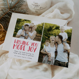 Tarjeta Festiva Navidades divertidos y únicos de la familia LUCY R