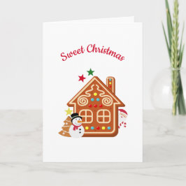 Tarjeta Festiva Navidades dulces